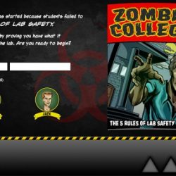 Zombie college lab safety worksheet