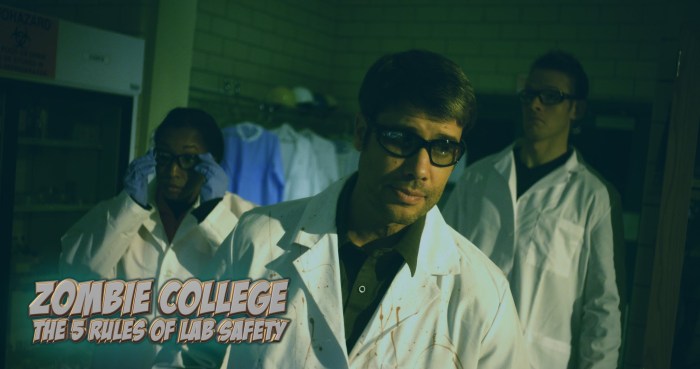 Zombie college lab safety worksheet